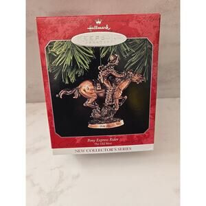 Hallmark Keepsake Ornament - Pony Express Rider The Old West 1998